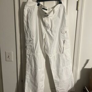 Lauren Ralph Lauren Pants Size 20 White Zipper  Plus Size Casual Straight Party